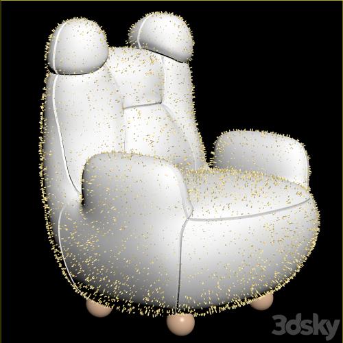 Papa bear armchair fur