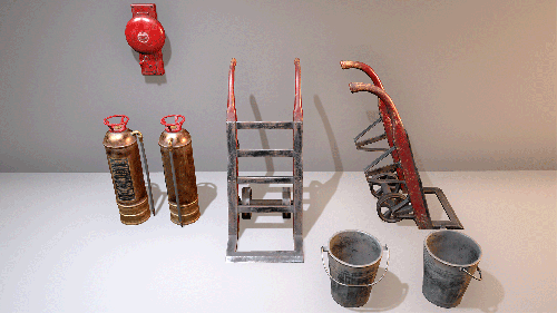 UnrealEngine - Retro Industrial Props