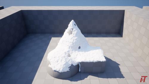 UnrealEngine - Procedural Moss & Snow