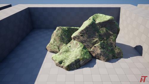 UnrealEngine - Procedural Moss & Snow