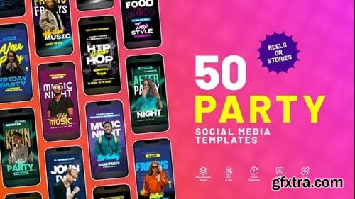 Videohive Intagram Party Stories 52533695