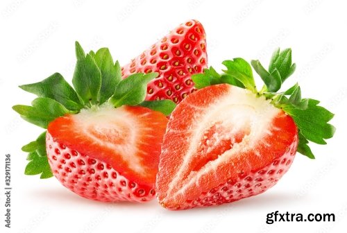 Strawberry Isolated On A White Background 18xJPEG