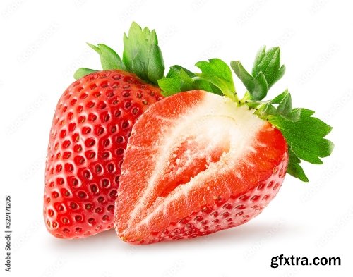 Strawberry Isolated On A White Background 18xJPEG