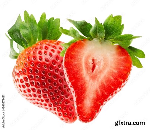 Strawberry Isolated On A White Background 18xJPEG