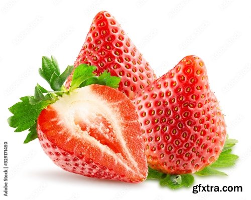 Strawberry Isolated On A White Background 18xJPEG