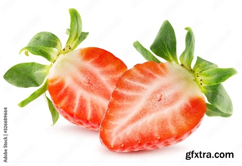 Strawberry Isolated On A White Background 18xJPEG