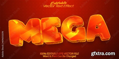 Vector Text Effect Editable Alphabet 32 25xAI