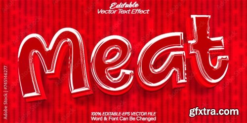 Vector Text Effect Editable Alphabet 32 25xAI