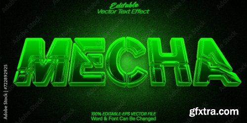 Vector Text Effect Editable Alphabet 32 25xAI