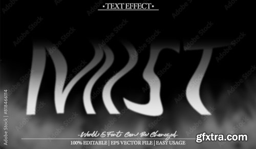 Vector Text Effect Editable Alphabet 32 25xAI