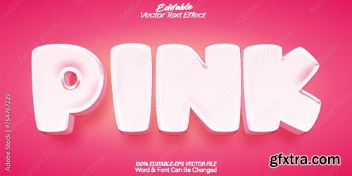 Vector Text Effect Editable Alphabet 36 25xAI