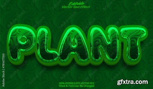 Vector Text Effect Editable Alphabet 36 25xAI