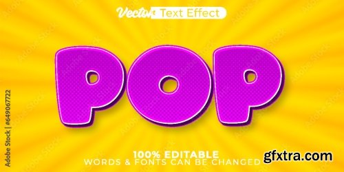 Vector Text Effect Editable Alphabet 36 25xAI