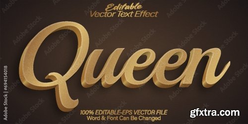 Vector Text Effect Editable Alphabet 37 25xAI