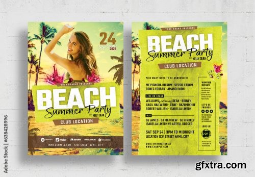 Music Dj And Nightclub Flyer 14 10xPSD