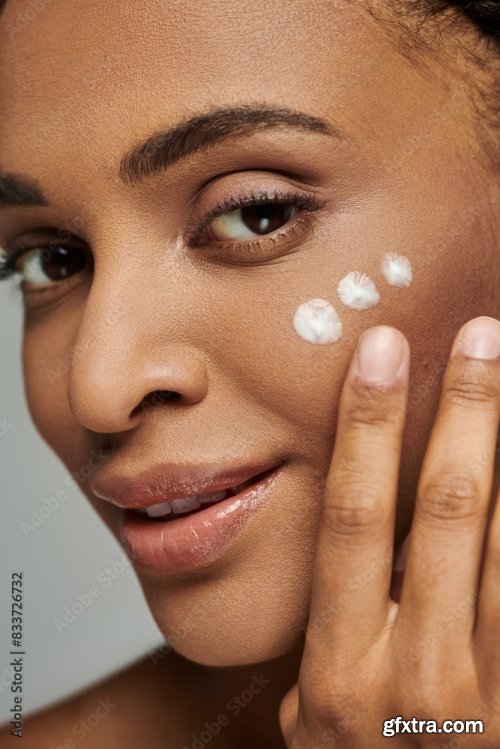 Cosmetic And Young African American Woman 24xJPEG