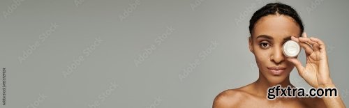 Cosmetic And Young African American Woman 24xJPEG