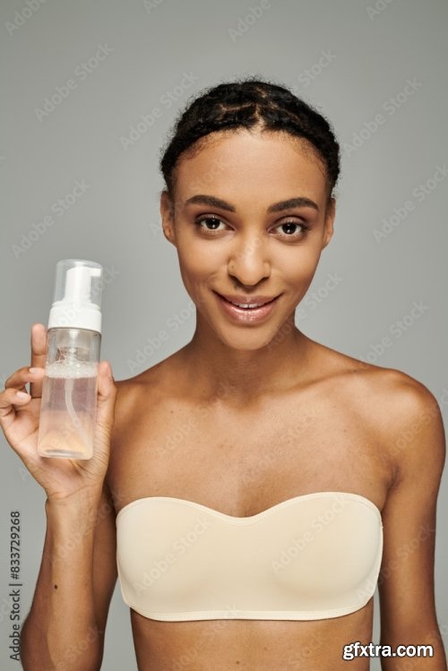 Cosmetic And Young African American Woman 24xJPEG