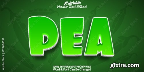 Vector Text Effect Editable Alphabet 35 25xAI