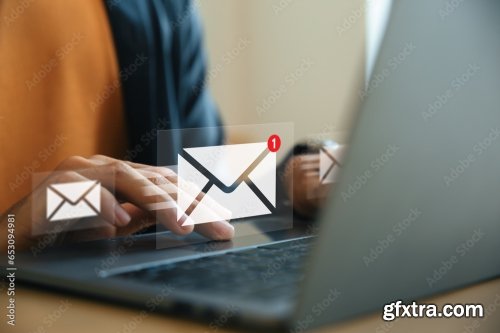 Businessman Using Laptop 18xJPEG