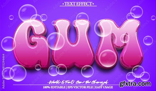 Vector Text Effect Editable Alphabet 24 25xAI