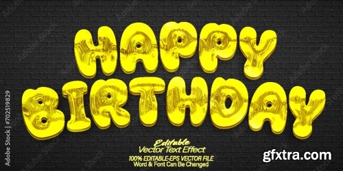 Vector Text Effect Editable Alphabet 24 25xAI