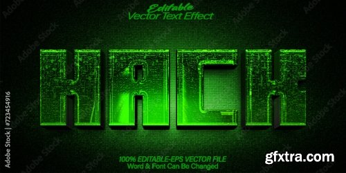 Vector Text Effect Editable Alphabet 24 25xAI