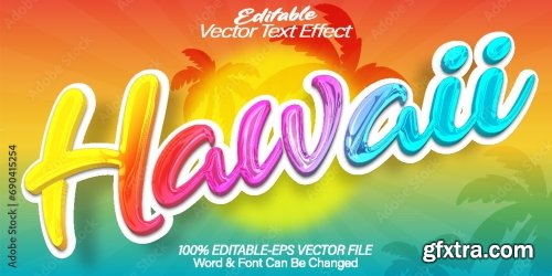 Vector Text Effect Editable Alphabet 24 25xAI