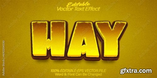 Vector Text Effect Editable Alphabet 24 25xAI