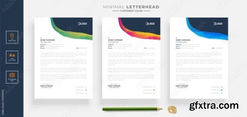 Elegant Letterhead Design Template 2 20xAI