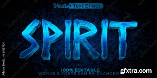 Vector Text Effect Editable Alphabet 43 25xAI