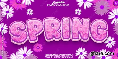 Vector Text Effect Editable Alphabet 43 25xAI