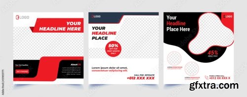 Fitness Gym Sport Social Media Banner Template 20xAI