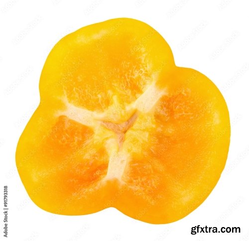 Yellow Pepper Isolated On A White Background 3 16xJPEG