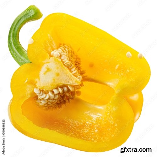 Yellow Pepper Isolated On A White Background 3 16xJPEG