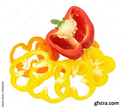 Yellow Pepper Isolated On A White Background 3 16xJPEG