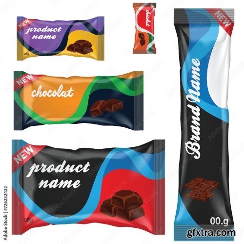 Chocolate Bar Or Candy Bar Template 22xAI