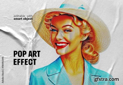 Retro Photo Effect Mockup 4 9xPSD