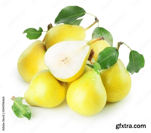 Pear Isolated On A White Background 17xJPEG