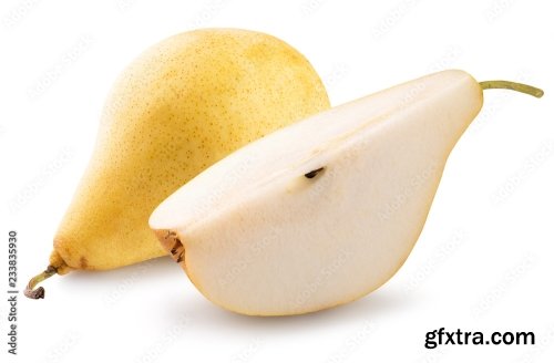 Pear Isolated On A White Background 17xJPEG