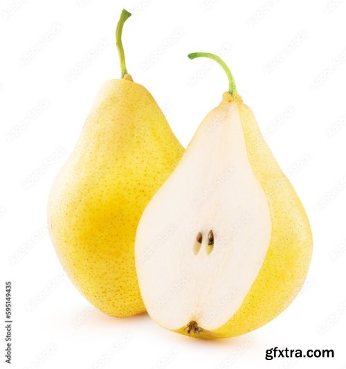 Pear Isolated On A White Background 17xJPEG