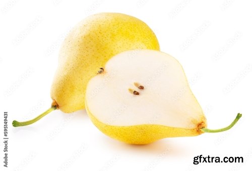 Pear Isolated On A White Background 17xJPEG