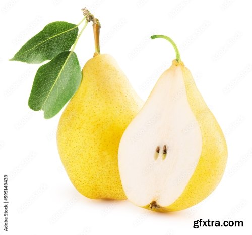 Pear Isolated On A White Background 17xJPEG