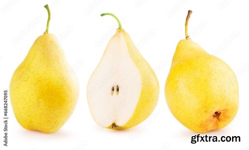 Pear Isolated On A White Background 17xJPEG