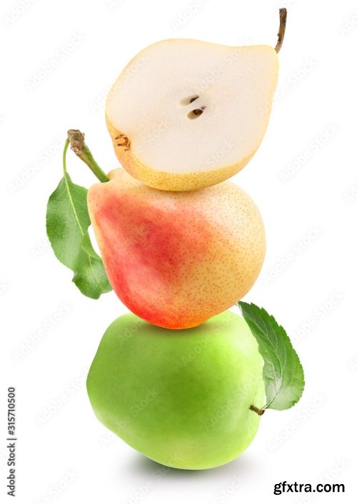 Pear Isolated On A White Background 17xJPEG