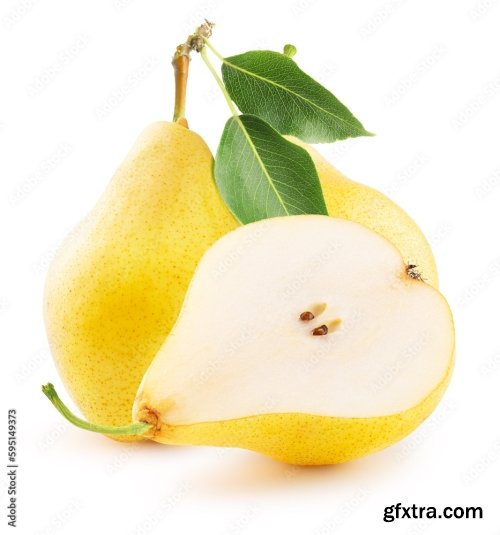 Pear Isolated On A White Background 17xJPEG