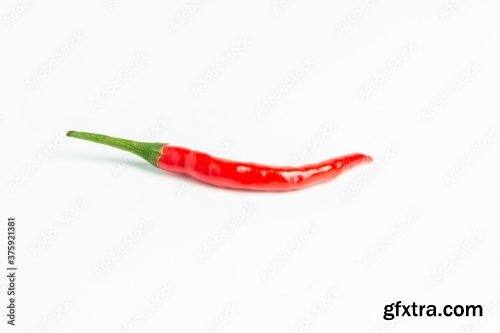 Chili Pepper Isolated On A White Background 6xJPEG