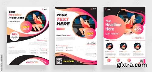 Fitness Gym Flyer Poster 20xAI