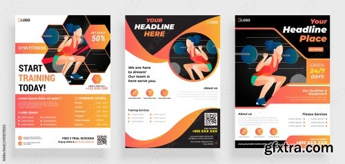 Fitness Gym Flyer Poster 20xAI