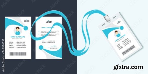 Corporate Id Card Design Template 2 18xAI